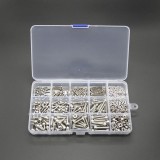 480pcs M2 M3 M4 Stainless Steel Hex Screws Socket Cap Head Screws And Nuts Combination Sets Repair Tool Color:Silver - Intl September 2018 - 2 480pcs M2 M3 M4 Stainless Steel Hex Screws Socket Cap Head Screws and Nuts Combination Sets Repair Tool Color:Silver - intl - 2