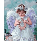 5D DIY Diamond Painting Angel Girl Embroidery Cross Craft Stitch Home Decor - Intl August 2018 - 2 5D DIY Diamond Painting Angel girl Embroidery Cross Craft Stitch Home Decor - intl - 2