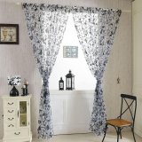 New multi - colored butterfly flocking curtains screens