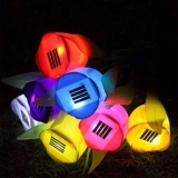 Romantic Outdoor Yard Garden Lawn Solar Powered Tulip Flower Light LED Lamp - Intl August 2018 - 5 Romantic Outdoor Yard Garden Lawn Solar Powered Tulip Flower Light LED Lamp - intl - 5