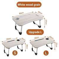 LUVHOME Foldable Laptop Table /mini Desk Kids Cartoon Study Table Home Office Folding Wood Computer Desks