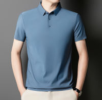 SIMWOOD  Ice Silk Touch Short Sleeved T-shirt Unisex Casual Business