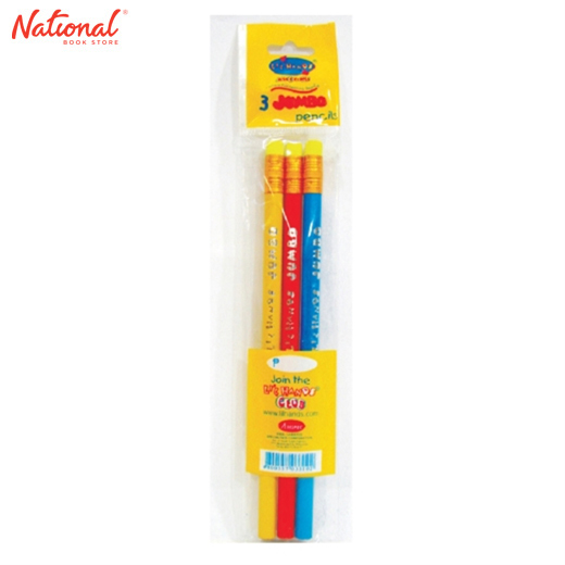 LIL HANDS PENCIL WITH ERASER JUMBO 3S