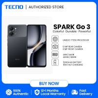 TECNO SPARK GO 3 - 4GB/128GB | Unisoc T7250 | 13MP+AI FlashSnap | 120Hz 6.75 HD+｜IP64 | 5000mAH
