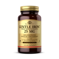 Solgar Gentle Iron 25mg - Energy Normal Red Blood Cell Production - Gentle on the Stomach - Non-GMO Vegan Gluten Free Dairy Free Kosher
