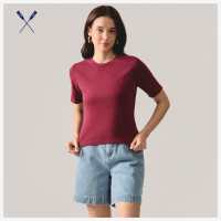 Regatta Round Neck Ribbed T-Shirt For Women