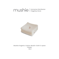 MUSHIE Organic Cotton Muslin Cloths 3-Pack | Mushie Frigg Flagship Store