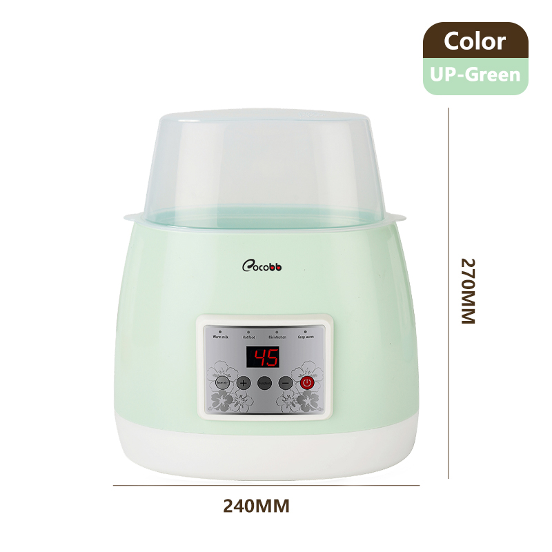 COCOBB 3-in-1 Electric Milk Bottle Warmer Sterilization Bottle Steam Sterilizer Milk Warmer Sterilizer Baby Food Warmer