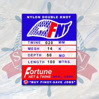 0.20 x 50 MD Fortune Net Mono Net Lambat Fish Net Panti Sigay