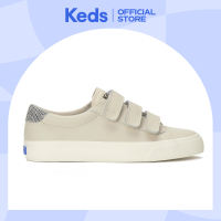 Keds Jump Kick V Leather Dalmata Heel Oatmeal/Black (WH68729-JKICKV7B280)