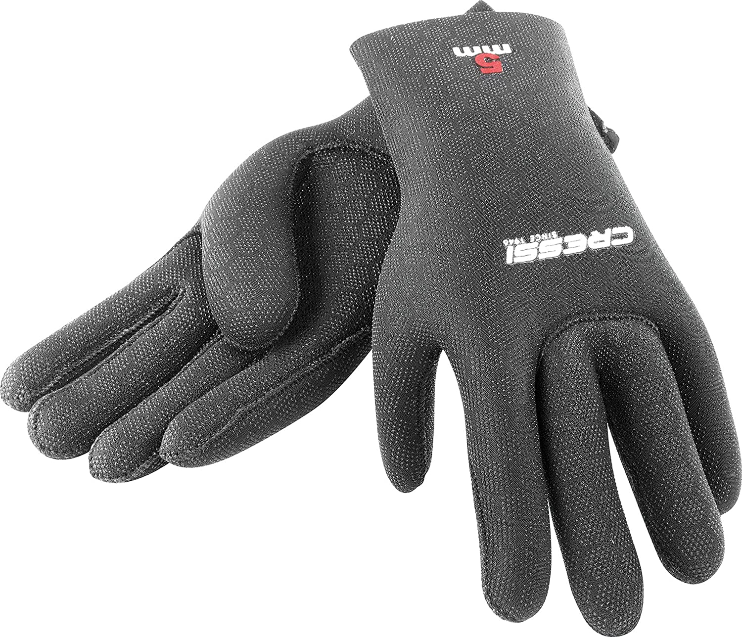Cressi HIGH STRETCH Neoprene Diving Gloves 2.5mm 3.5mm 5mm Keep Warm Scuba Diving Snorkeling Five Finger Glove Man and Woman for Adult ราคา 1,829 บาท*ส่งฟรี