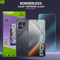 Welement Borderless 9H Full Clear Tempered Glass for Tecno Pova 7 Ultra