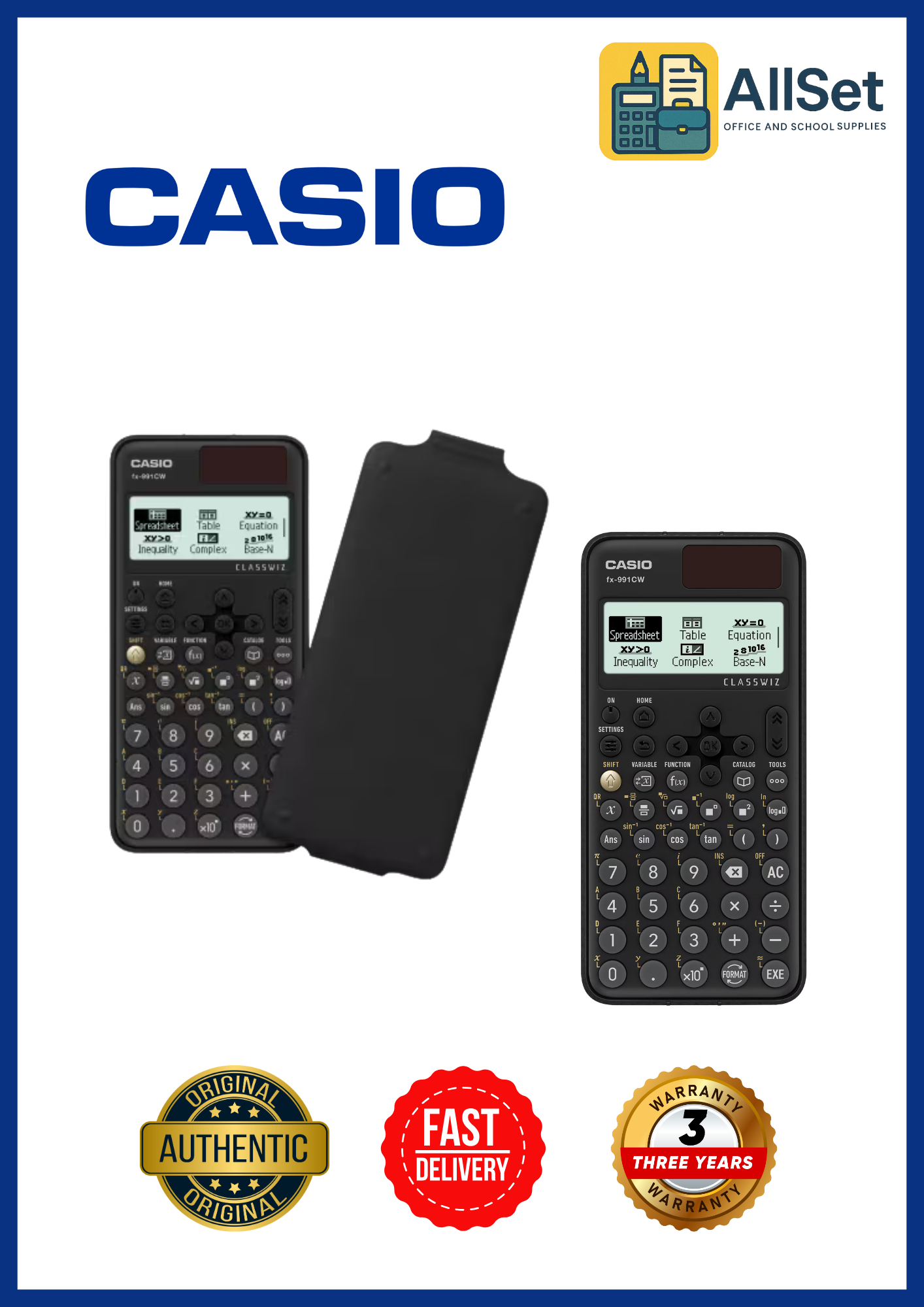 Casio FX-991CW ClassWiz Scientific Calculator