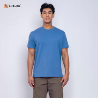 Lifeline Roundneck T-Shirt (White | Blue Ice | Aqua | Cobalt Blue | Royal Blue | Navy | Black | Silver Gray | Heather Gray | Stone Gray | Maize Yellow | Cream | Fatigue | Choco Brown & 15 other colors)