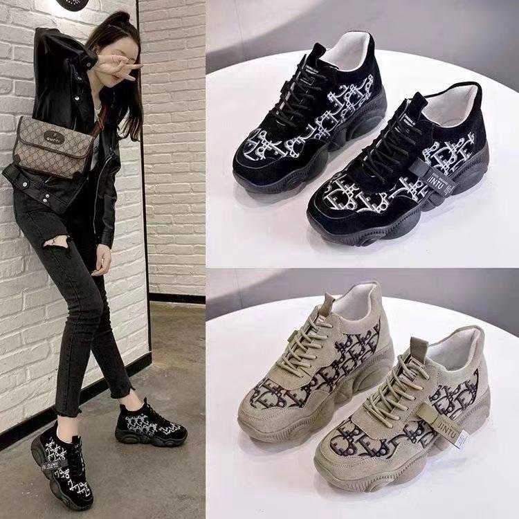 Korean womens fashion shoes casual low 