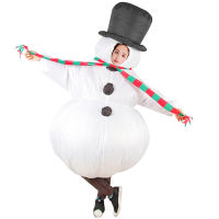 VeroMan Christmas Snowman Inflatable Cosplay Inflatable Costume with Blower USB Type