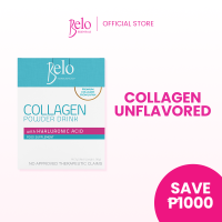 Belo Nutraceuticals Collagen Powder Drink Unflavored Box of 14 Sachets
