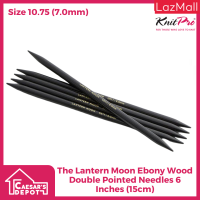 The Lantern Moon Ebony Wood Double Pointed Needles 6 Inches (15cm)