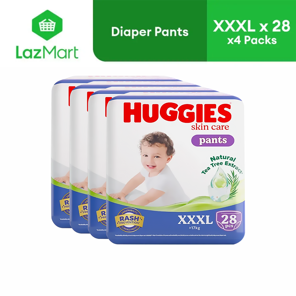 Huggies Skin Care Pants XXXL - 112 pcs