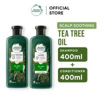 Herbal Essences Shampoo and Conditioner Soothe Scalp / Calming Tea Tree Oil Hair Care 400ml Bundle