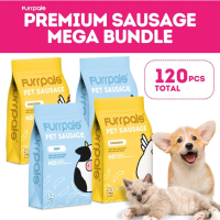 Furrpals Premium Pet Sausage Real Meat Sausage 30pcs per pack for Cats and Dogs Pet Treat and Food