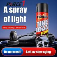 650ML HERIOS Tire Foam Cleaner for car tires and black interior
