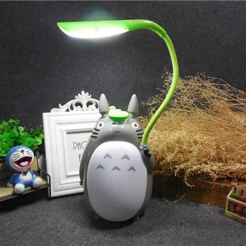Multifunction Miyazaki Totoro LED Table Lamp Reading Light for Kids 2in1 USB Charging Holiday Gift