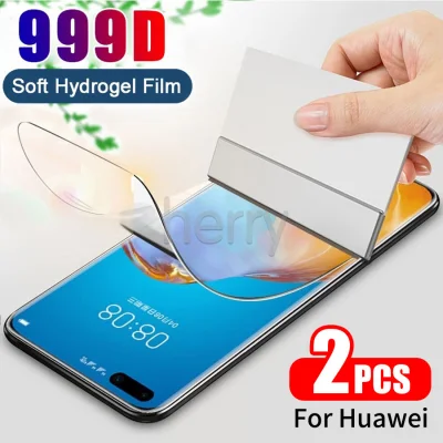 2PCS Huawei P30 P20 Lite P40 Pro Nova 2i 3i 5T 7i 7 Se Honor 8X Y7a Y7 Y9 Pro Prime 2019 Y7P Y6P Y5P Y6s Y9s Soft Hydrogel Film Full Cover Screen Protector