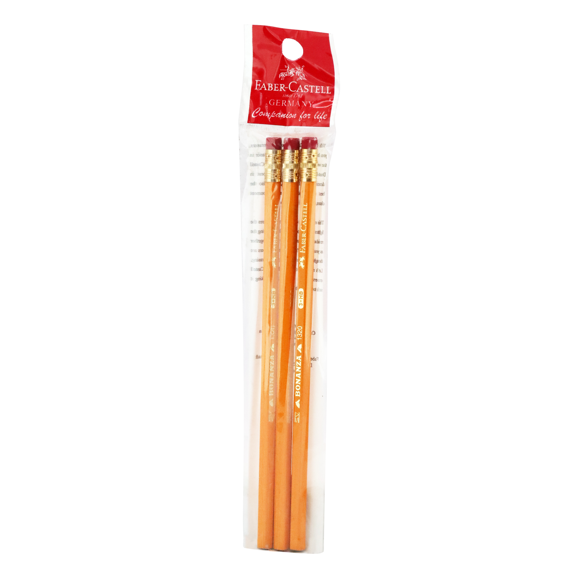 Faber-Castell Bonanza Pencil 3PCS/PACK
