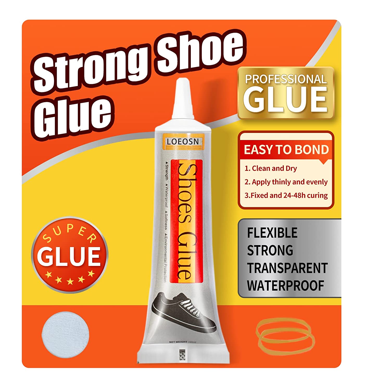 EFFIBOND shoe glue heavy duty glues adhesive super glue heavy duty japan  glue for shoes super glue original for shoes shoes glue non-toxic  non-sticky hand waterproof transparent repair 60ML