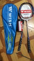 Wish Alumtec Steeltec Badminton Single Rackets and Set Rackets with Shuttlecocks