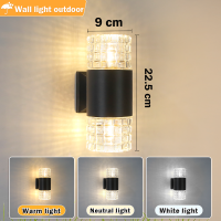 LED Wall Light Outdoor Waterproof IP66 Replaceable E27 Lamp Bulb