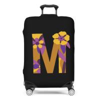 COSLIFE Letter Travel Luggage Cover Washable Suitcase Protector Anti-scratch Suitcase cover Fits 18-32 Inch Luggage