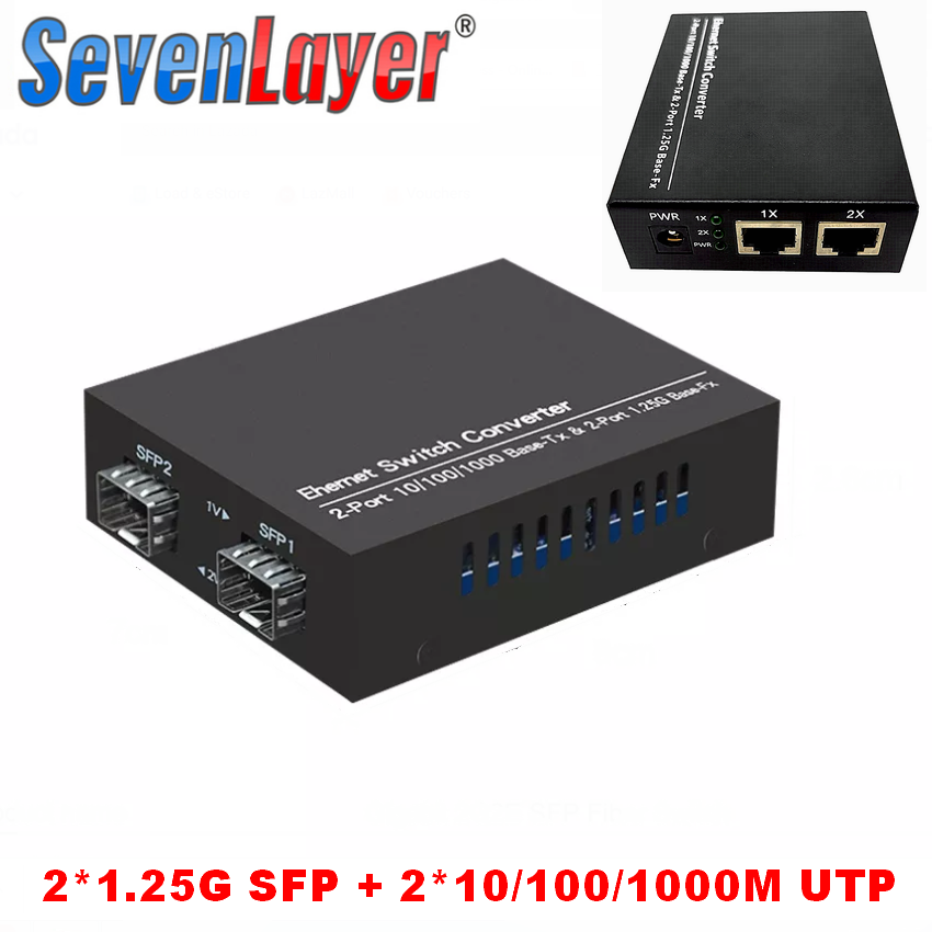 Ethernet fiber optical switch 2 sfp fiber port 2 rj45 2 utp 10/100/1000m media converter gigabit ethernet switch