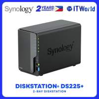 Synology DiskStation DS225+ NAS 2-Bay Celeron 2.7GHz 2GB DDR4 LAN Storage itw