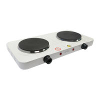American Heritage Double Hot Plate Electric Stove HEHP-458
