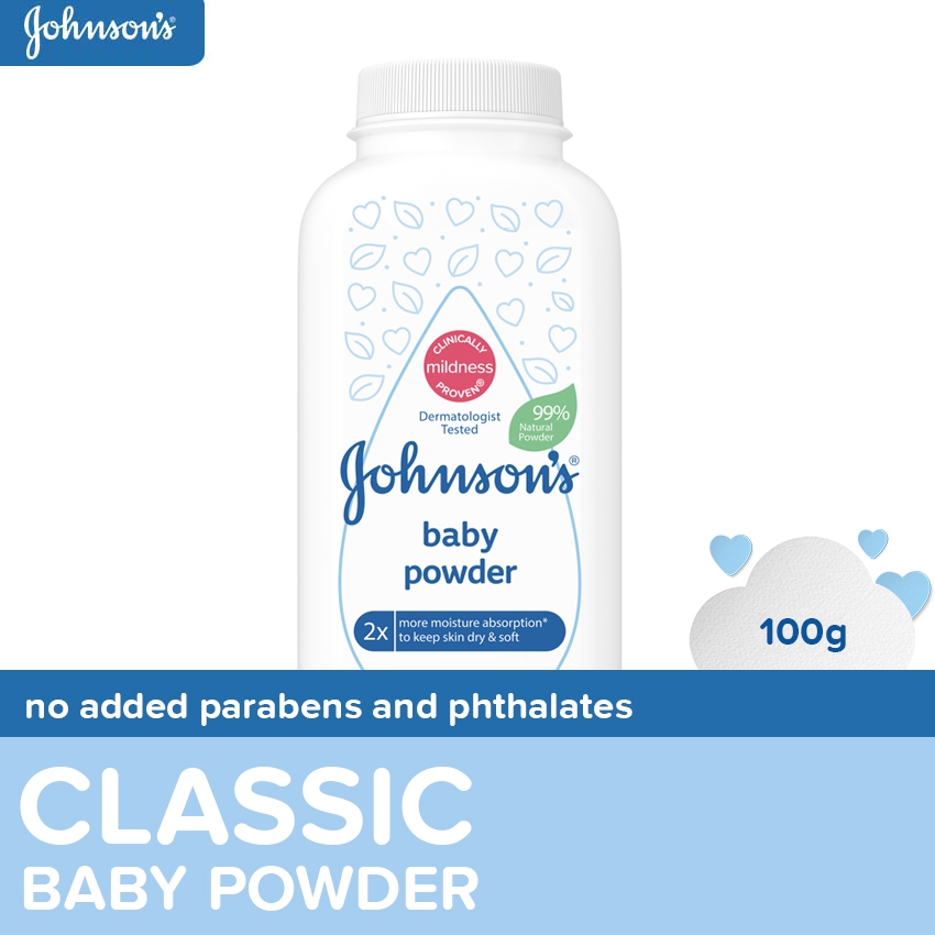 Johnsons Baby Powder 100g - Baby Essentials Baby Care