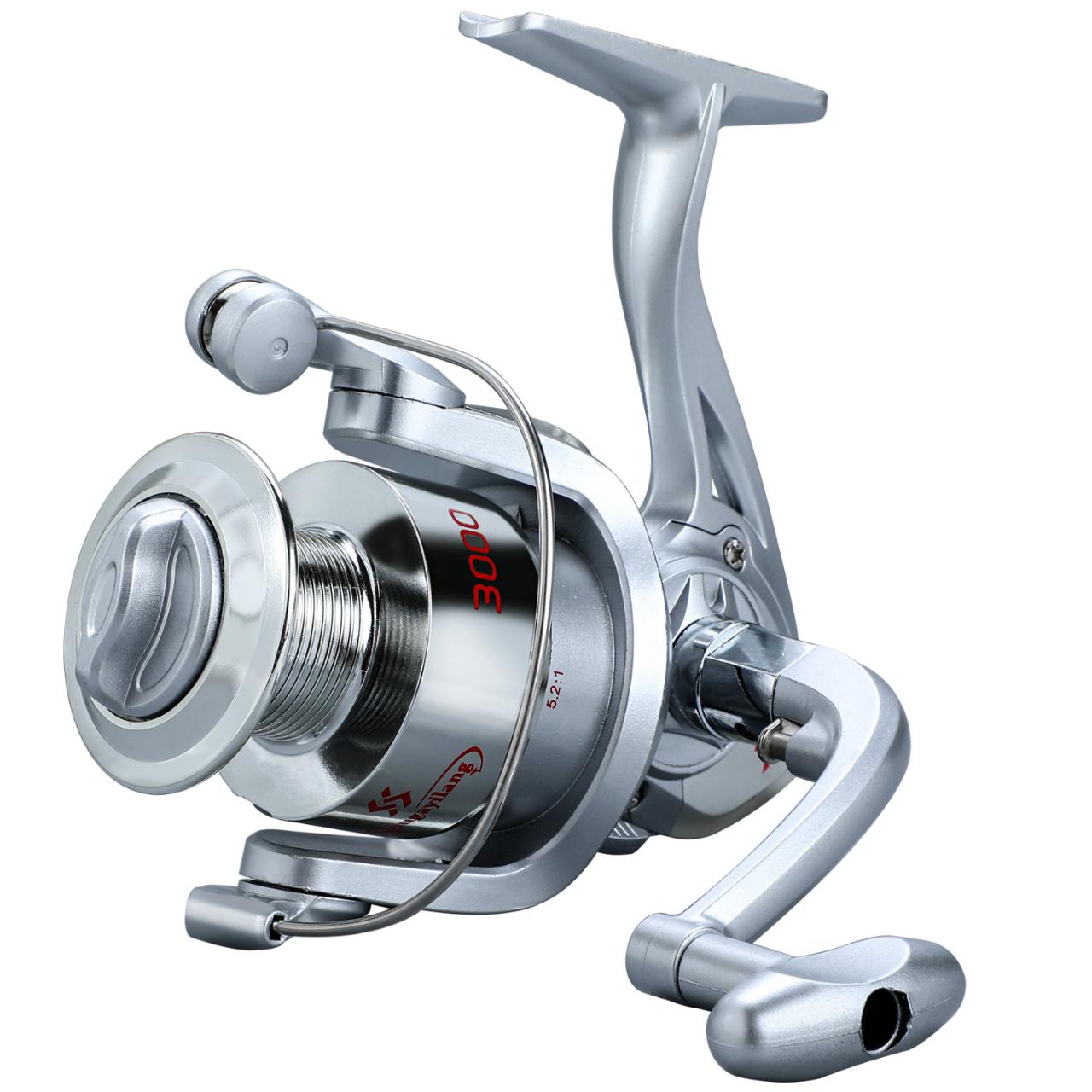 [COD] Fishing Reel 5.2:1 GR Spinning Fishing Reel 1000 2000 3000 4000Series Anti-Corrosion Drive Gear Fishing Wheel for Freshwater and Salwater