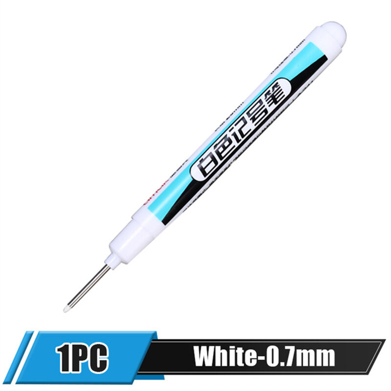 White Markers Pen，0.7/1.0/2.5mm Quick Drying and Waterproof Smooth and Precise Writing Environmental Non Toxic No Odor Painting Graffiti Acrylic Paint Pens Durable for Notebook Drawing Supplies Gel Pens