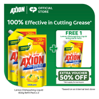 [BUY 2 FREE 1] Axion Anti-bacterial Dishwashing Liquid Doy Pack 850ml Pack of 3