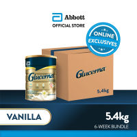 [Online Exclusive] Glucerna Vanilla 1.8kg Bundle of 3 for Diabetic Nutrition Powdered Milk (5.4kg)