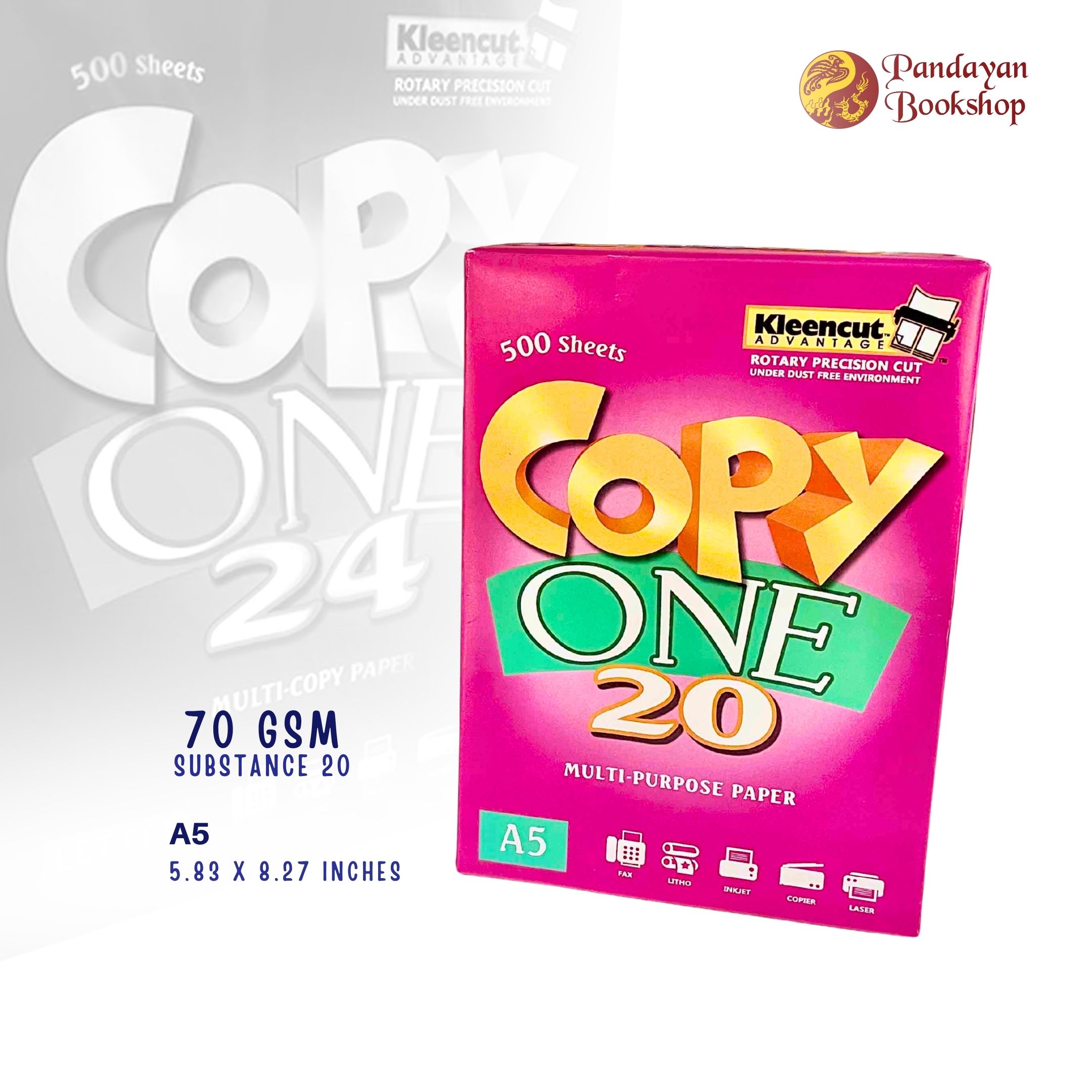 Copy One A5 Multi-Purpose Paper 500 Sheets