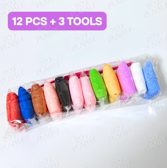 Super Lightweight Air Dry Modeling Clay Kit ( 36 Colors ) Light Weight Clay Foam Clay