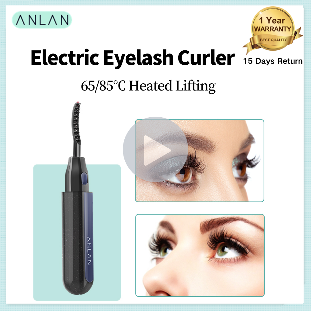 ANLAN Electric Eyelash Curler Rechargeable 65/ 85℃ Heated Eyelash