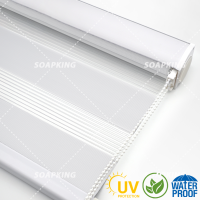 Korean Blinds Curtain Store Blinds Curtains Window Roller Blinds For Window Blackout Korean Blinds Venetians Duo Roller Blinds Curtain Office 60/70/80/90/100/110/120/130/140/150/160/170/180x160CM