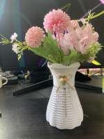 VK151（flower include vase）Nordic style 5 European-style colorful hydrangea Simulation wedding holding flowers Home floral decoration with vase