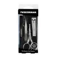 Tweezerman Stainless Slanted Tweezers / Tweezerman Stainless Point Tweezers / Tweezerman Clippers