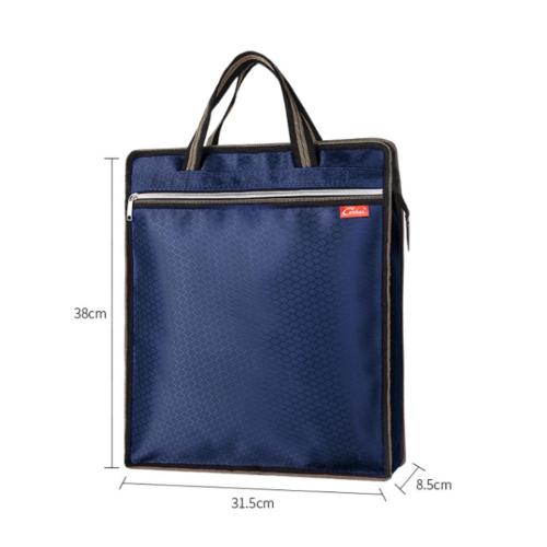 Student Book Bag Document Storage Bag Folder Organizer With Handle Waterproof School Office Supplies 28*32.5CM