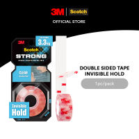 3M™ Scotch® Clear Double Sided Mounting Tape Holds Up to 3.3kg 1pc/pack 19mm x 1.5m