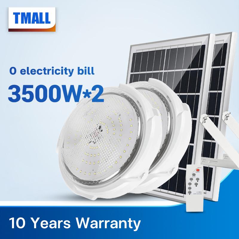 JUMBO（BUY 1 TAKE 3）Solar outdoor light with Panel 0 Electricity bill Solar Ceiling Light Waterproof 30-Year Warranty